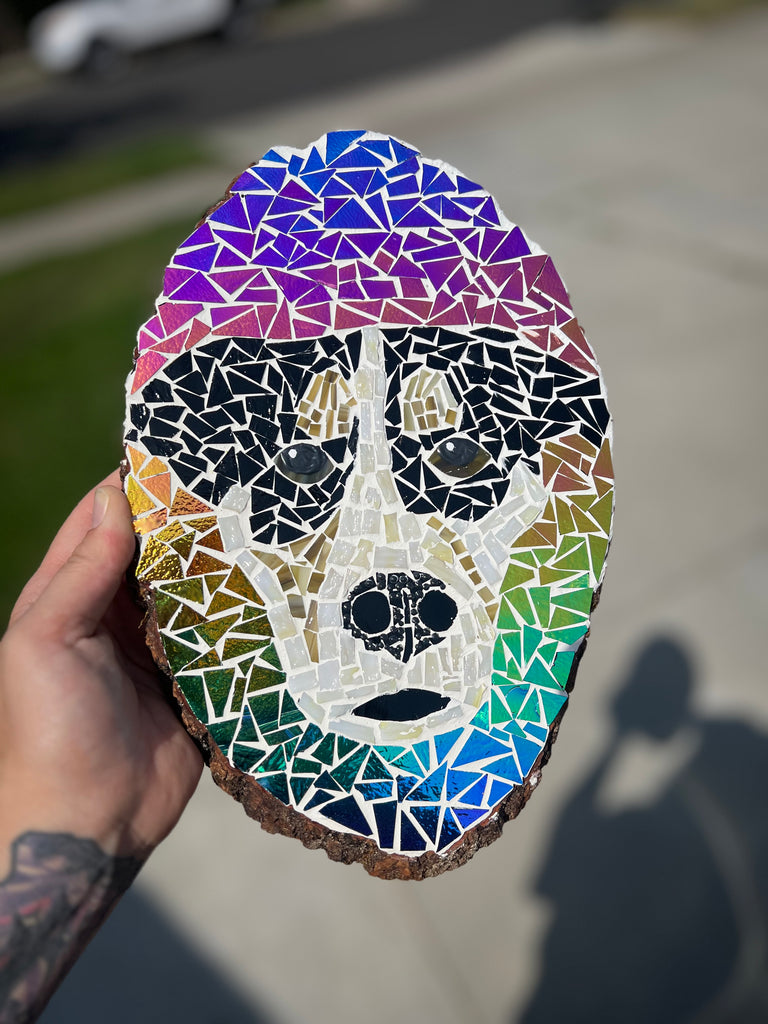 Custom Mosaic Pet Portrait