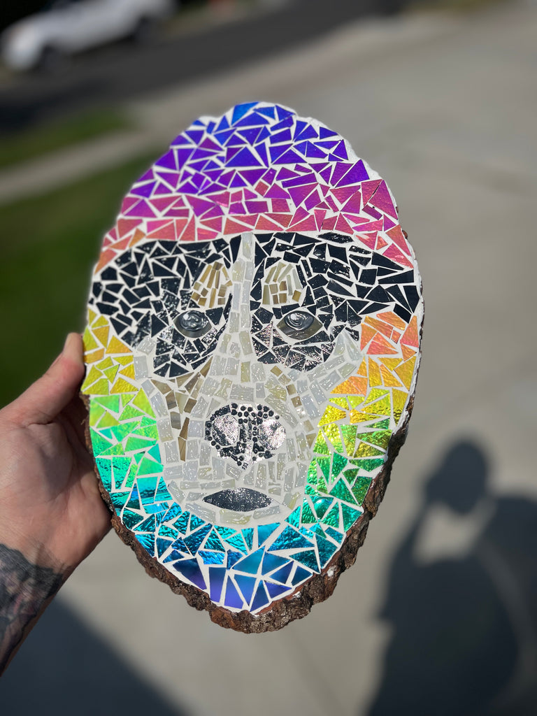 Custom Mosaic Pet Portrait