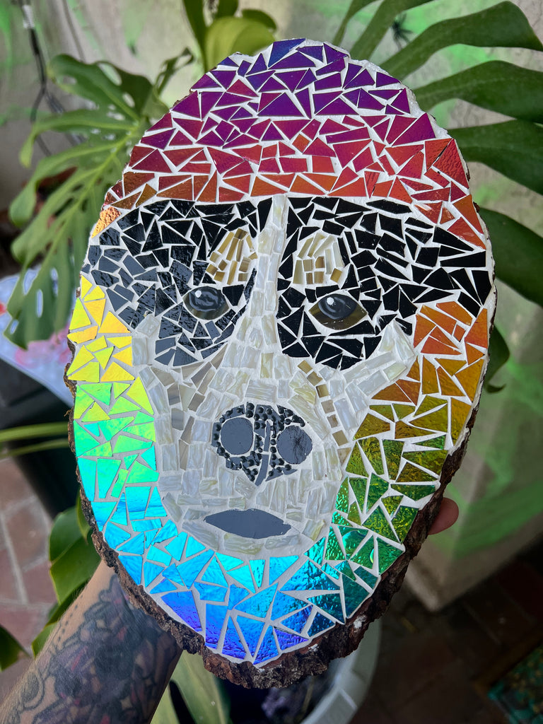 Custom Mosaic Pet Portrait