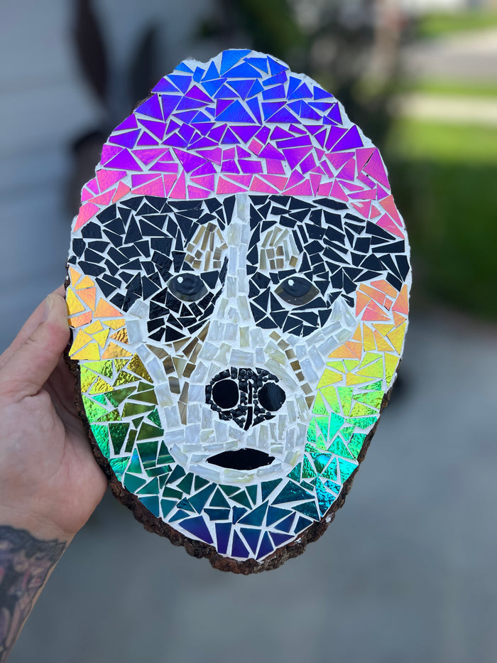 Custom Mosaic Pet Portrait