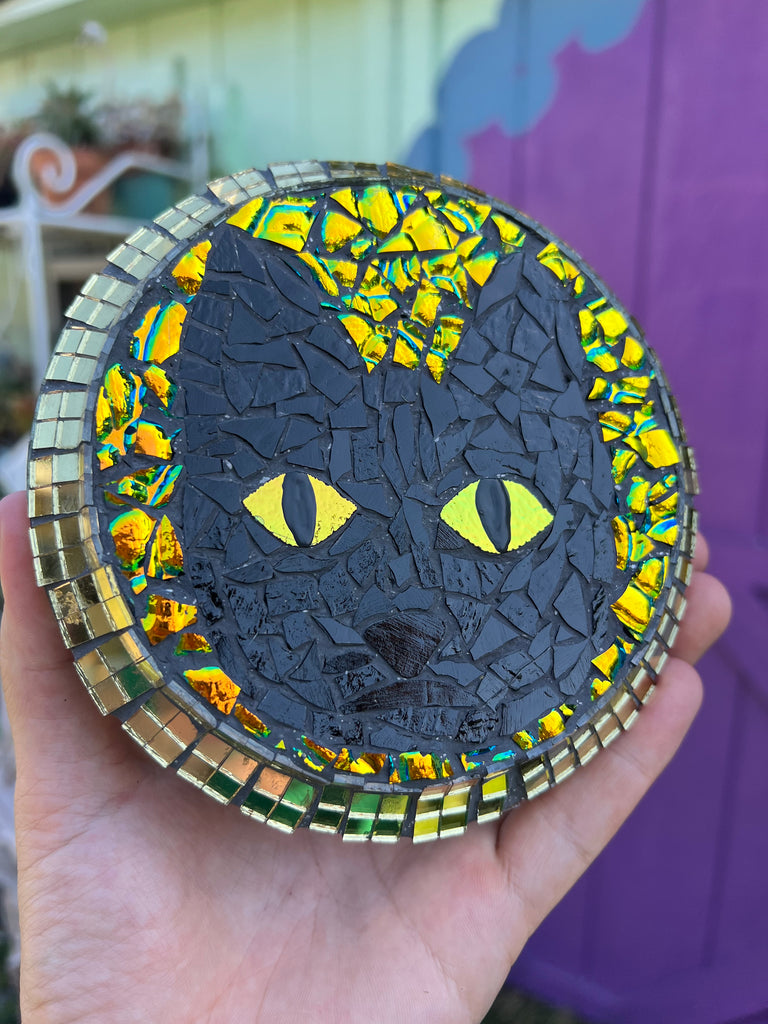 Mosaic Cat Plaque for the wall