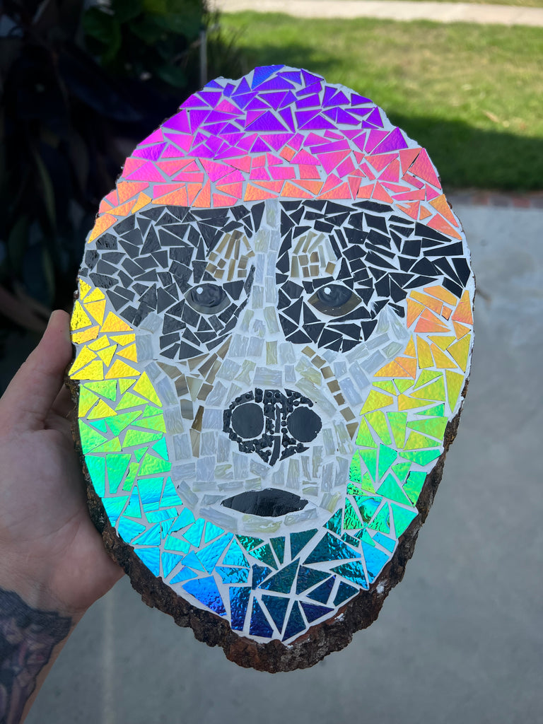 Custom Mosaic Pet Portrait