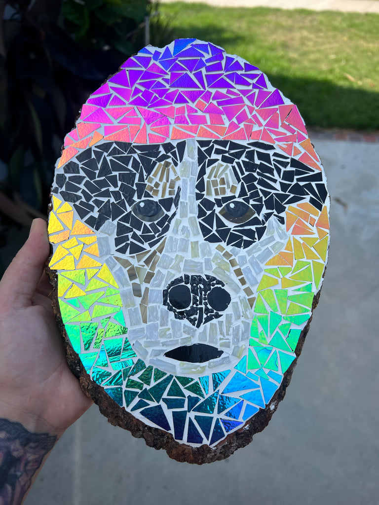 Custom Mosaic Pet Portrait