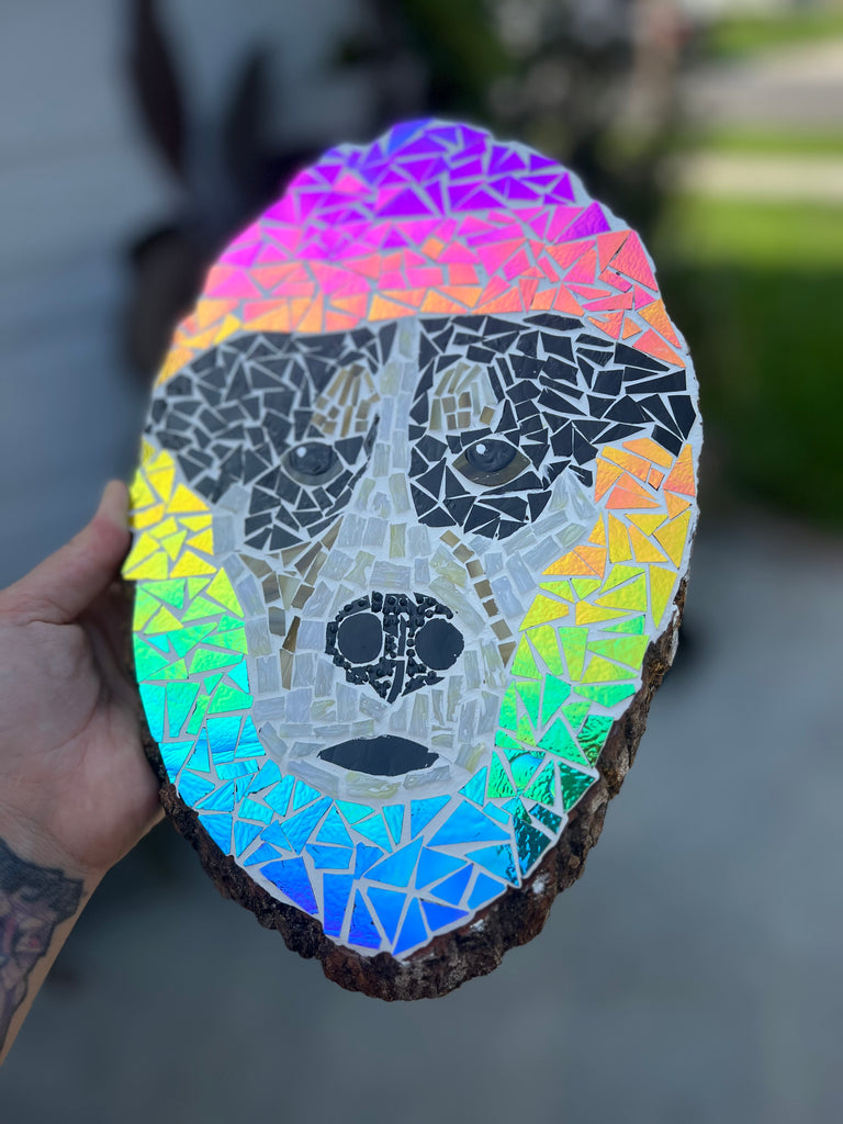 Custom Mosaic Pet Portrait