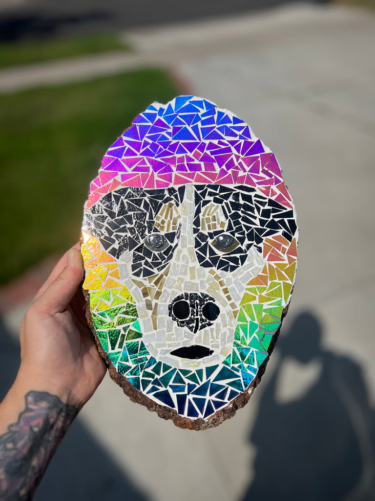 Custom Mosaic Pet Portrait