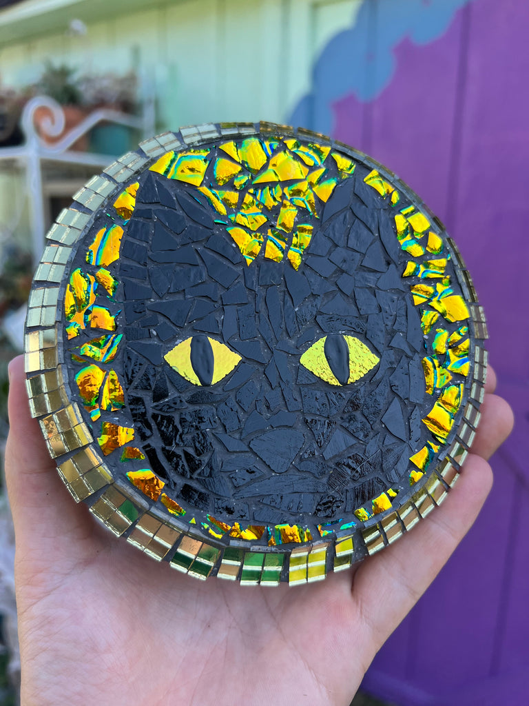 Mosaic Cat Plaque for the wall